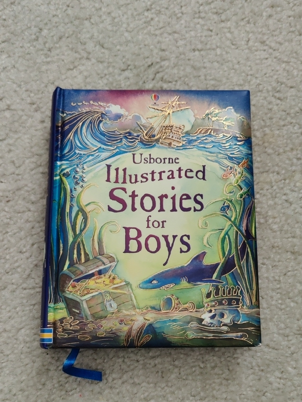 Usborne Illustrated Stories for Boys Padded Hardcover Y2K Action Activities